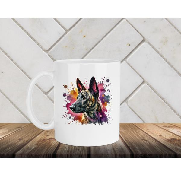 Tasse mit Malinois bunt